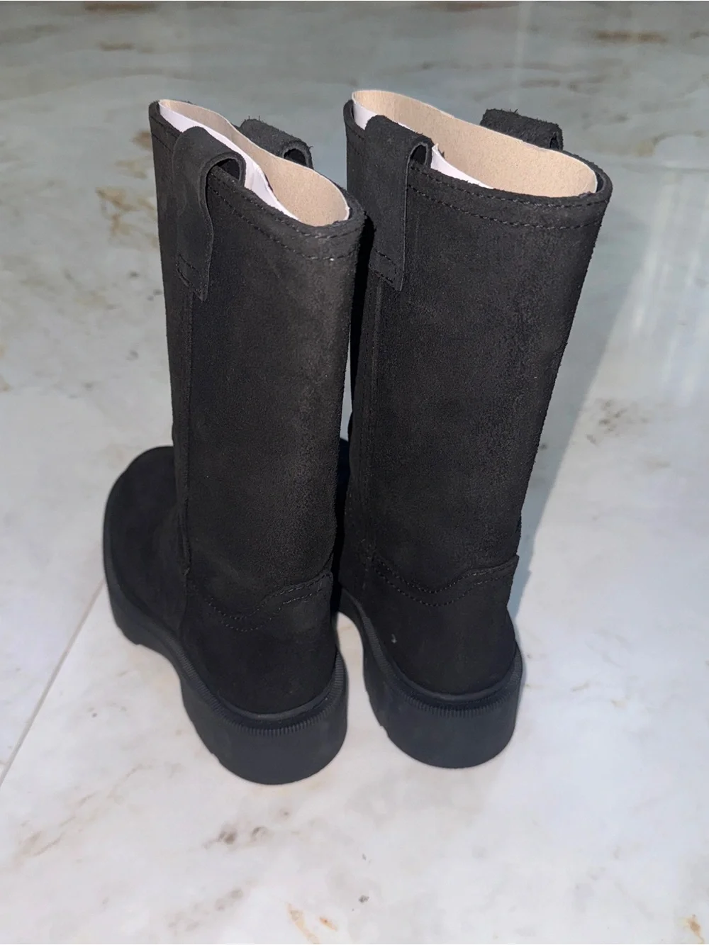 NIB Jeffrey Campbell Brown Suede Boots Size 5.5